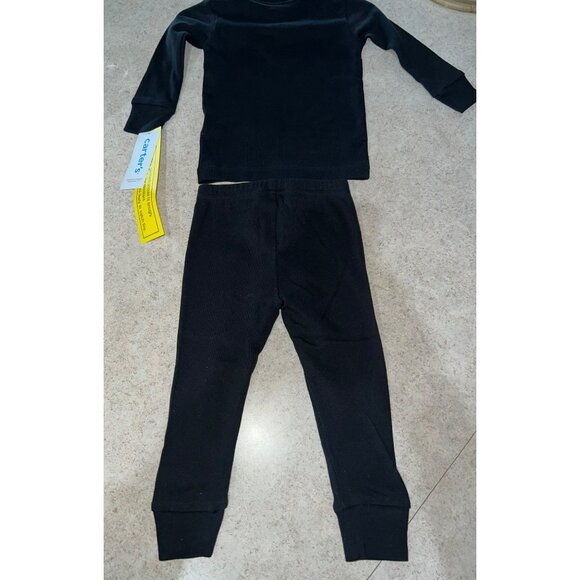 Carters Toddler Glow-In-The-Dark Skeleton Pajama Set Size 12mo - Picture 6 of 7